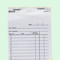 Bonne impression offset noir copié mots papier autocopiant livre pour les serveurs