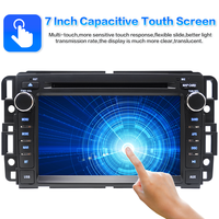 Reproductor de DVD para Auto con Apple CarPlay y Android Auto Inalámbricos para Chevrolet GMC, Bluetooth, Radio FM, Pantalla Táctil