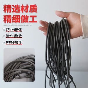 Foamed Round Strip Silicone Rubber High Temperature Resistance Sealing Strip For Mechanical Cabinet Doors And Windows - Product Image 1
