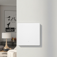 A1 vente en gros pour la maison intelligente Tuya interrupteur mural à bouton-poussoir Ultra-mince fonctionne avec Alexa Google Home Yandex Smart-ZigBee Compatible