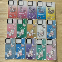 Coque de téléphone cygne diamants dessin animé mignon pour iPhone 17 Promax /Xiaomi Redmi 15/Spark Go2/Samsung A03S