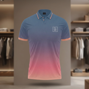เสื้อโปโลฟุตบอลแขนสั้นคอวี พิมพ์ลายแบบซับลิเมชั่น ระบายอากาศได้ดี น้ำหนักเบา แห้งเร็ว ผลิตจากโพลีเอสเตอร์ 100% - Product Image 2