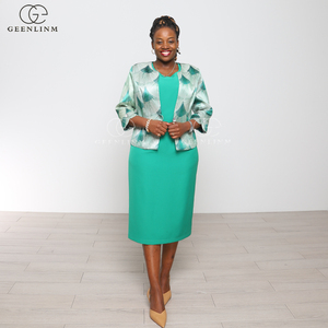 Robe d'église imprimée grande taille pour femmes, style turc, avec veste, pour occasions formelles, vente en gros - Product Image 6