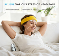 Stimulateur cérébral DOMAS 9128h à 4 niveaux, faible intensité, soulagement des maux de tête, amélioration du sommeil, amélioration de la concentration, outils de massage de la tête, TDCS