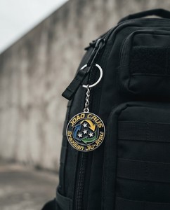 Porte-clés rond en émail doux personnalisé avec logo « <span class=keywords><strong>Joao</strong></span> Cruz Brazilian Jiu-Jitsu », en métal argenté, souvenir pour étudiants de BJJ, cadeau pour la salle de sport - Product Image 5