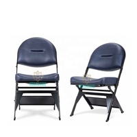 Chaise pliante durable en métal Chaise pliante pour équipe de basket-ball Chaise de sport pliante avec logo personnalisé