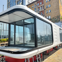 Maison moderne et élégante Maison préfabriquée en conteneur à cadre de maison minuscule Maison capsule pour immeuble de bureaux ou hôtel