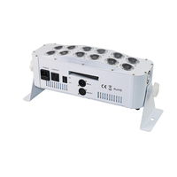 Projecteur LED PAR sans fil DMX512 12x18W RGBWAUV, alimenté par batterie, rechargeable, pour bar, DJ, discothèque, scène, mariage, événement