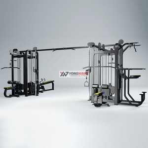 Appareil de fitness multifonctionnel 8 stations, système d'entraînement par câble croisé, ensembles sportifs avec porte carrée YW-1756 D - Product Image 4