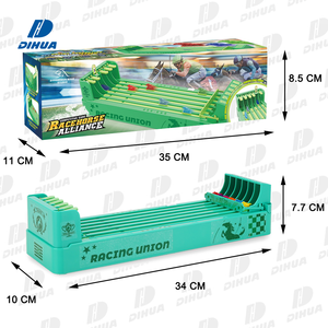 Juego de Carreras de Caballos en Miniatura con 6 Caballos a Pilas para Niños, Juego de Derby de Mesa y Competiciones Interactivas - Product Image 2