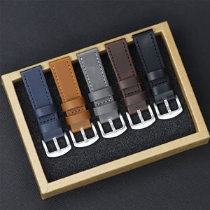 Unisex Sport di lusso genuino pazzo cavallo cinturino in pelle per <span class=keywords><strong>GT2</strong></span> <span class=keywords><strong>Pro</strong></span> e Smart <span class=keywords><strong>Watch</strong></span> fascia traspirante - Product Image 3