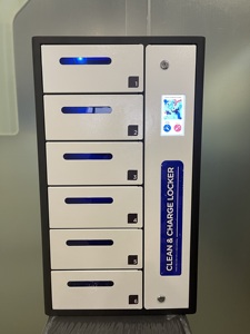 Casier de recharge mural pour télé<span class=keywords><strong>phone</strong></span> portable Y2 Power <span class=keywords><strong>ZEN</strong></span> <span class=keywords><strong>6</strong></span> baies pour une utilisation en extérieur, étanche, station de recharge rapide, armoire de recharge - Product Image 5