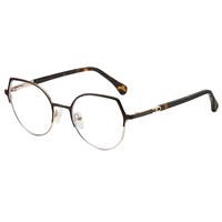 Lunettes de lecture anti-lumière bleue pour femmes adultes, motif floral décontracté, TR90 + métal, design léger à monture complète pour un usage quotidien