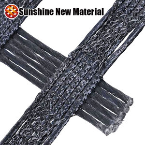 Hai trục dệt <span class=keywords><strong>geogrid</strong></span> dệt kim geomalla độ bền kéo cao polyester <span class=keywords><strong>geogrid</strong></span> 300/300kn - Product Image 3