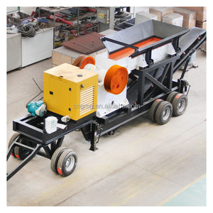 Concasseur à mâchoires diesel GMG 150x250, capacité 1-4t/h, longue durée de vie, mobile, mini, sur chenilles, pour broyer les matériaux durs - Product Image 3