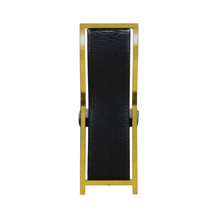 Nouvelle <span class=keywords><strong>Chaise</strong></span> de Salle à Manger Moderne Personnalisée avec Cadre en Métal Doré et Siège en Cuir - Product Image 6