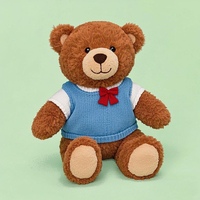 OEM ODM Jouet ourson en peluche doux personnalisé super doux Peluche PP coton brodé personnalisé peluches chaudes apaisantes