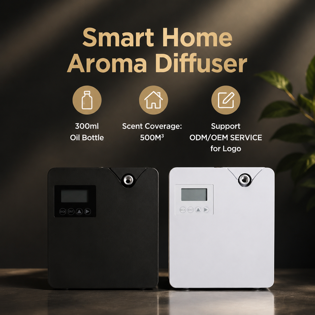 Professional Home 300ML Scent Diffuser Hotel Lobby Electric Waterless OEM Hvac Luxury Aroma Fragrance Machine Factory Direct