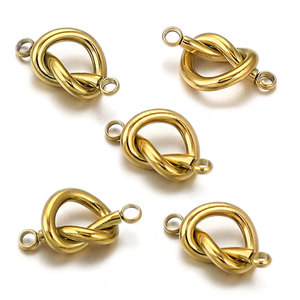 Dijes de Corazón con Zirconia y Piedra de Nacimiento de Acero Inoxidable 316L con Baño de Oro de 14k y 18k, Resistentes al Deslustre, con Doble Orificio para Fabricación de Joyas - Product Image 6