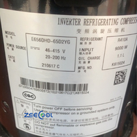 Compresseur frigorifique à spirale Hita Chi E656DHD-65D2YG E655DHD-65D2YG pour climatiseur et pompe à chaleur 46-416V/20-200Hz 6HP R410A