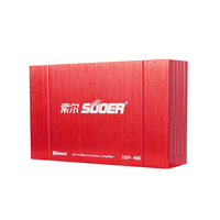 Prosesor Sinyal Digital Suoer DSP-406, Amplifier Mobil DSP, Modul Amplifier DSP Bluetooth, Amplifier DSP untuk Mobil
