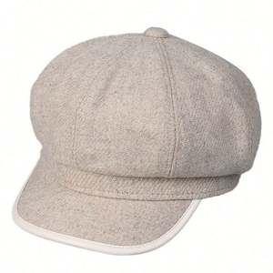Nouvel Arrivage – Chapeau Béret Rétro Élégant pour Femme, Chapeau de Peintre Artistique Automne-Hiver, Béret Newsboy Tendance pour Femme - Product Image 5