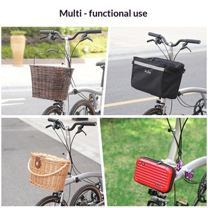 Adaptador Frontal IW810 para Bicicletas Plegables, Soporte de Montaje Fijo para Bolsa Delantera de 3 Orificios Tipo Nariz de Cerdo para <span class=keywords><strong>Dahon</strong></span> - Product Image 5