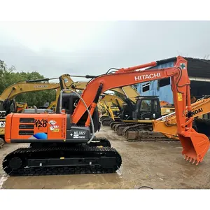 Hitachi zx120 orijinal kullanılmış ekskavatör küçük hidrolik paletli kazıcı 20ton makinesi