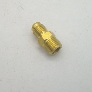 Brass các cặp vợ chồng Ống phù hợp Half <span class=keywords><strong>Union</strong></span> gas Adapter 1/4 <span class=keywords><strong>Flare</strong></span> x 1/4 NPT nam ống nối - Product Image 5