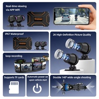 Nouvelle mini caméra DVR WiFi étanche JMC Right 1080P avec enregistrement en boucle pour motos de sport et de rue