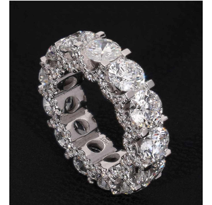 Customizable Platinum Plated 925 Silver Moissanite Rapper Bust <b>Ring</b> Hip Hop Wedding Gift <b>for</b> <b>Men</b> Unisex - Product Image 1