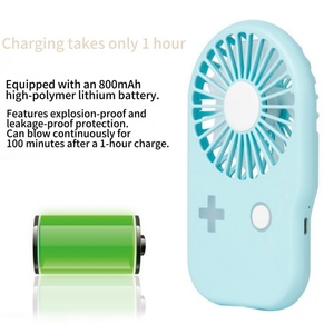 Ventilador USB Portátil Mini 2025, Variedad de Colores para Niñas, Plástico, Dos Velocidades, Funciona con Batería, para Uso Doméstico - Product Image 6