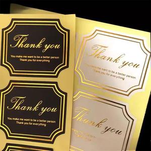Logo Tùy Chỉnh Thực hiện Cảm Ơn Bạn Kinh Doanh Cuộn Thẻ Nhãn Cảm Ơn Bạn Ghi Chú Colourful Thẻ Cảm Ơn Bạn Dán Cho Doanh Nghiệp Nhỏ - Product Image 1
