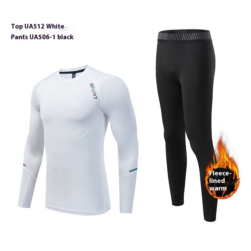 Haut blanc UA512 + pantalon noir UA506-1