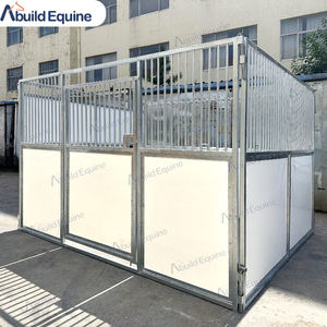 Kandang Kuda Portabel ABILD yang Luar Biasa, Panel Konstruksi Baja/Aluminium, Permukaan Berlapis Bubuk Galvanis Panas, Stabil - Product Image 6