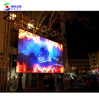 Haute résolution rapide assembler le panneau d'affichage mené extérieur de location P2.9 P3.9 P4.8mm a mené l'affichage à LED Commercial de mur d'écran pour l'événement