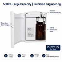 Diffuseur de parfum commercial mural ou de bureau pour HVAC, 500 ml, 800-1200 m³, WiFi, Bluetooth, application, 5 minuteurs, 10 W, pour hall d'hôtel, OEM, prise US EU UK AU
