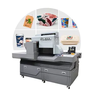 Penjualan Laris Printer UV Digital Kecepatan Tinggi Single Pass Printer Silinder Flatbed One Pass
