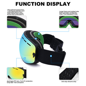 แว่นตาสกี เคลือบอิริเดียม เลนส์พีซี สำหรับทุกคน กีฬากลางแจ้งในฤดูหนาว - Product Image 3