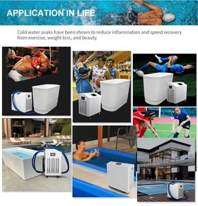 Mesin terapi dingin desain baru dalam ruangan luar ruangan pendingin mandi es peralatan pemulihan atlet olahraga 0,5 HP - Product Image 5