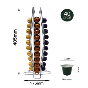 Organisateur <span class=keywords><strong>de</strong></span> cuisine à domicile, <span class=keywords><strong>support</strong></span> en fil métallique pour tasses, <span class=keywords><strong>support</strong></span> pour capsules <span class=keywords><strong>de</strong></span> café <span class=keywords><strong>Nespresso</strong></span> - Product Image 1
