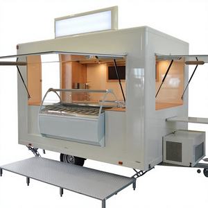 Carrito de Comida Móvil para Exteriores, Fabricado en EE. UU., con Estructura de Acero Inoxidable Resistente a la Corrosión, para Venta de Dulces y Chips - Product Image 1