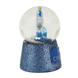 Artigianato in Resina Personalizzato Globo di Neve Hanukkah 45mm Souvenir Ebraico Regalo Globo di Neve Personalizzato per Decorazioni Domestiche Festività Religiose - Product Image 4