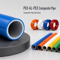 Tuyau Pex-Al-Pex en gros, 5 couches multicouches, 16 mm 32 mm, pour alimentation en eau chaude et froide, tube de plomberie, usine OEM ODM