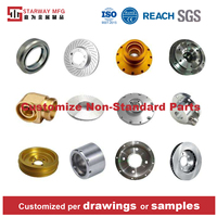 Componentes Metálicos de Precisión con Recubrimiento Personalizado, Mecanizado CNC, Acero Inoxidable, Aluminio, para Equipos Automotrices