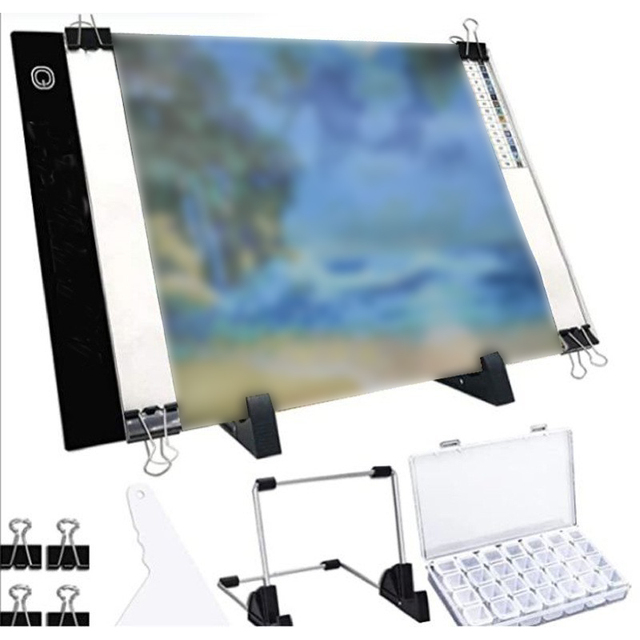 A4 Drawing Pad Led Light Luminous Board Artist Tracing Tattoo Table Pad Tracing Board Light Box Pad