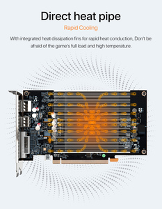 Carte graphique PC Peladn au meilleur prix, GPU <span class=keywords><strong>RX</strong></span> <span class=keywords><strong>550</strong></span> 4 Go GDDR5, carte graphique RX550 2 Go PCI Express 3.0 128 bits pour jeux - Product Image 2