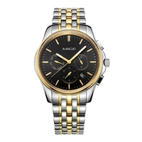 Montre à quartz multifonctionnelle de luxe pour hommes, OEM 40MM, mouvement chronographe japonais Miyota JP25, montres en acier inoxydable 5ATM