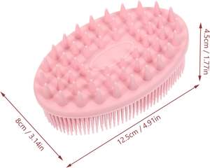 Brosse de bain exfoliante multifonction en silicone pour le corps et les cheveux, brosse douce pour le nettoyage du corps, unisexe, vente en gros - Product Image 3