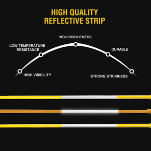 Đánh Dấu Đường Lái Xe Có Thể Nhìn Thấy Và Thực Tế Đánh Dấu Băng Phản Chiếu Cọc Tuyết Cho Mùa Tuyết Vào Ban Đêm - Product Image 4
